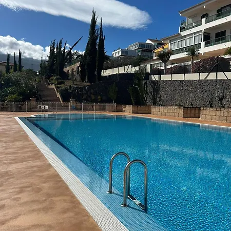 アパート Puerto De La Cruz Con Terraza Y Piscina